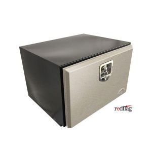 Powder Coated Toolbox with Polished Stainless Steel Lid 600L x 400H x 500D
