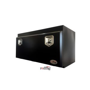 Black Powder Coated Toolbox with Recessed Lid 900L x 450H x 450D
